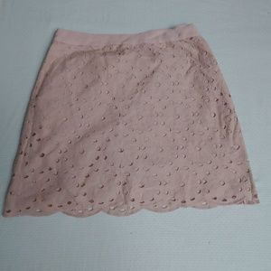 JCrew factory cotton eyelet skirt